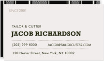 Sartorialist Business Cards