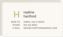 Initial Business Cards