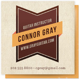 Vintage Crest Business Cards