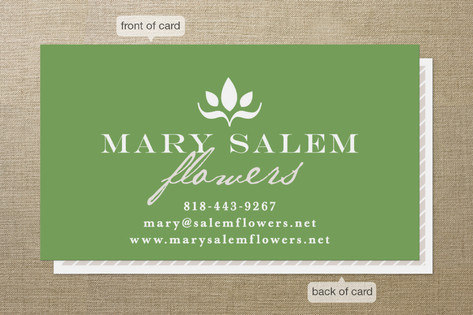 Abstract Bloom Business Cards