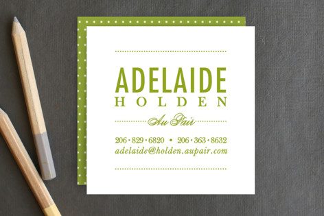 According to Dotty Business Cards