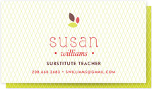 Apple for the Teacher Business Cards