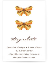 Botanical Butterfly Business Cards