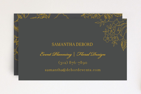 Elegant Floral Business Cards