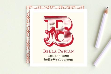 Initial Caps Business Cards Initial Caps Business Cards