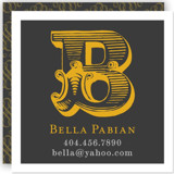 Initial Caps Business Cards