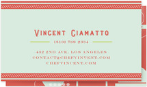 Sizzling Kitchen Business Cards