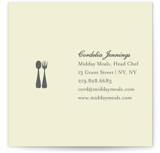 Spoon + Fork Business Cards