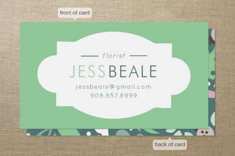 Flower Power Business Cards