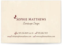 Green Leaves Business Cards