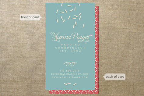 Wedding Coordinator Business Cards