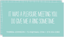 A Pleasure Business Cards
