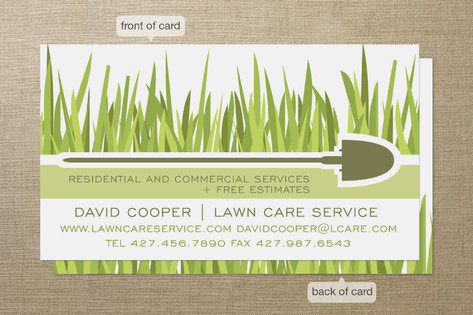 Blades of Grass Business Cards