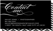 Bold Contact Business Cards