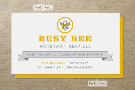 Busy Bee Business Cards