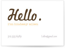 Call Me Business Cards