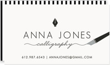 Calligrapher Business Cards