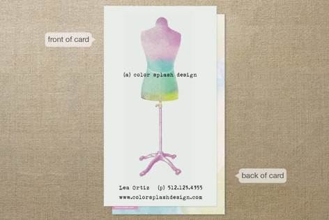 Color Splash Business Cards