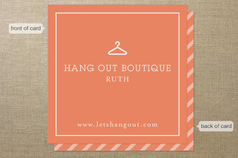 Corner Boutique Business Cards