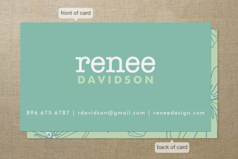 Flora Business Cards