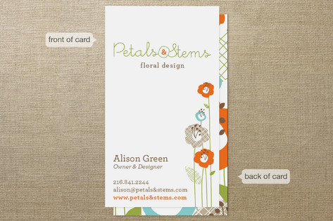 Petals & Stems Business Cards