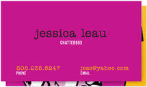 Retro Chatterbox Business Cards