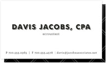 The Accountant Business Cards