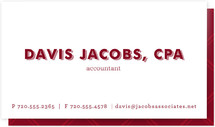 The Accountant Business Cards