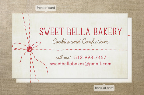 Baker's Twine Business Cards