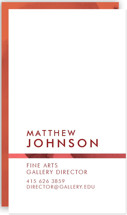 Gallery Director Business Cards