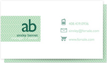 Monogram Logo Business Cards