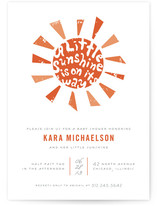 Little Sunshine Baby Shower Invitations