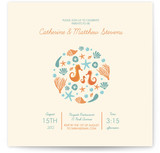 Sweet Seahorses Baby Shower Invitations