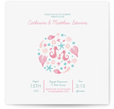 Sweet Seahorses Baby Shower Invitations
