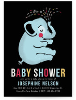 Baby Elephant Baby Shower Invitations
