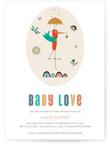 The Stork Baby Shower Invitations