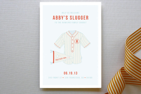 Pastime Baby Shower Invitations