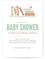 Book It Baby Shower Invitations