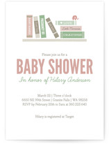 Book It Baby Shower Invitations