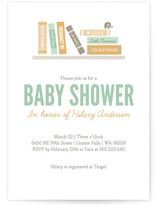 Book It Baby Shower Invitations