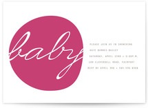 Modern Organic Baby Shower Invitations
