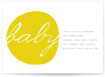Modern Organic Baby Shower Invitations