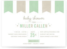 Festoon Baby Shower Invitations