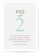 Two Baby Shower Invitations