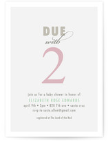 Two Baby Shower Invitations
