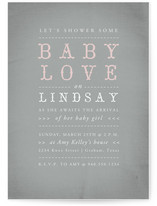 Baby Love Baby Shower Invitations