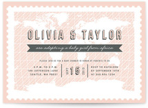 Our Little Worldly Baby Baby Shower Invitations