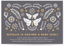 Mariposas Baby Shower Invitations