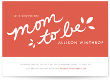 Orangina Baby Shower Invitations