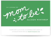 Orangina Baby Shower Invitations